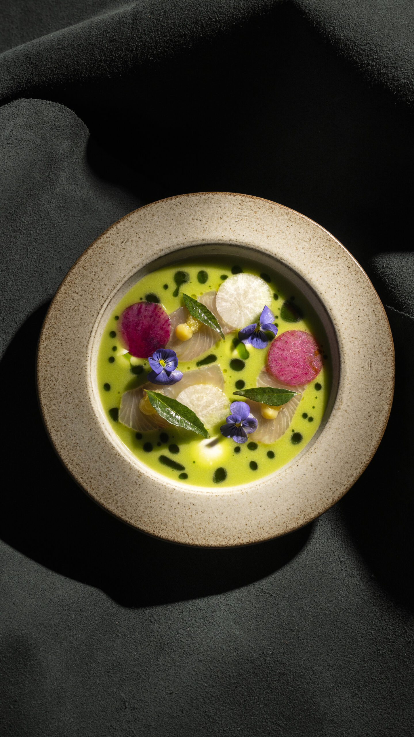 Amberjack, Jalapeno Gazpacho from FREVO